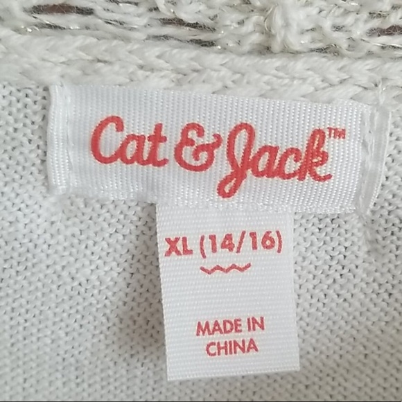 RARE Cat & Jack Cream Crochet Lace Dress - Picture 11 of 14